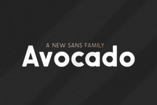 Avocado Family Fuentes Sans Serif Fuente Por Salt and Pepper Fonts 1