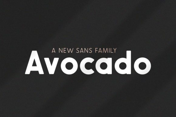 Avocado Family Sans Serif Font By Salt and Pepper Fonts
