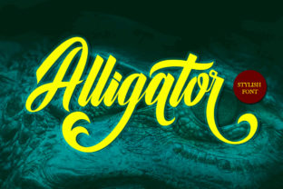 Alligator Font Script & Handwritten Font By Musafir LAB 1