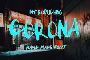 Corona Display Font By TeakWord 1