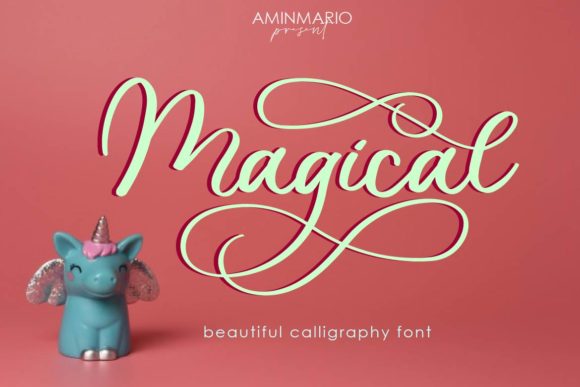 Magical Script & Handwritten Font By aminmario