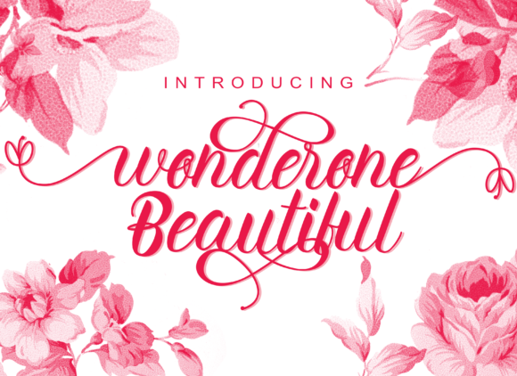 Wonderone Beautiful Script & Handwritten Font By Letterfand.Studio