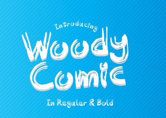 Woody Comic Font Sans Serif Font Di GraphicsBam Fonts