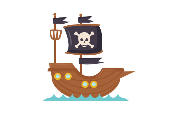 Pirate Ship Pirates Craft Cut File By Creative Fabrica Crafts