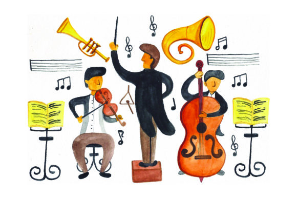 Orchestra Music Craft Cut File By Creative Fabrica Crafts