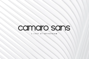 Camaro Sans Serif Font By setyaisiam 1