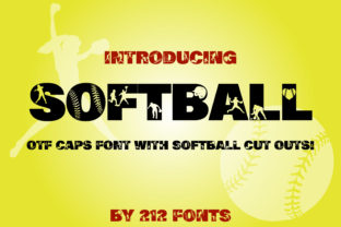 Softball Display Font By 212 Fonts 1