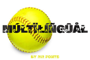 Softball Display Font By 212 Fonts 3