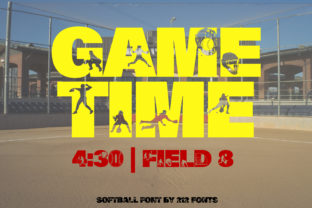 Softball Display Font By 212 Fonts 9