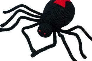 Black Widow Spider Crochet Pattern Graphic Crochet Patterns By Knit and Crochet Ever After 1