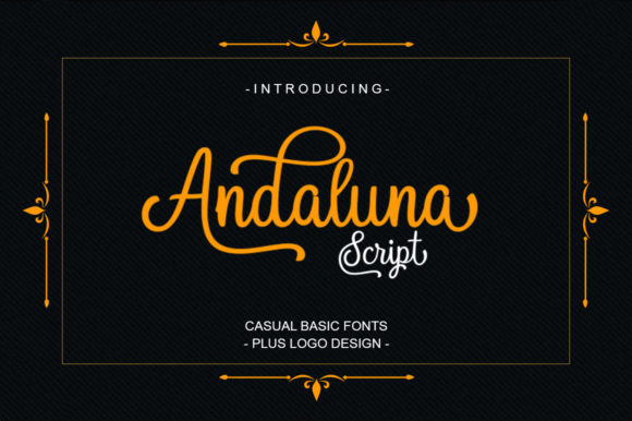 Andaluna Script & Handwritten Font By Stellar Studio