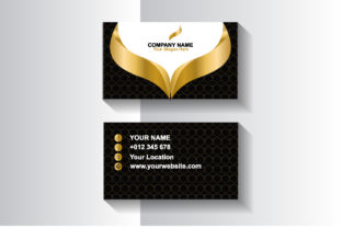 Gold Business Card Design Template Graphic Print Templates By sartstudio