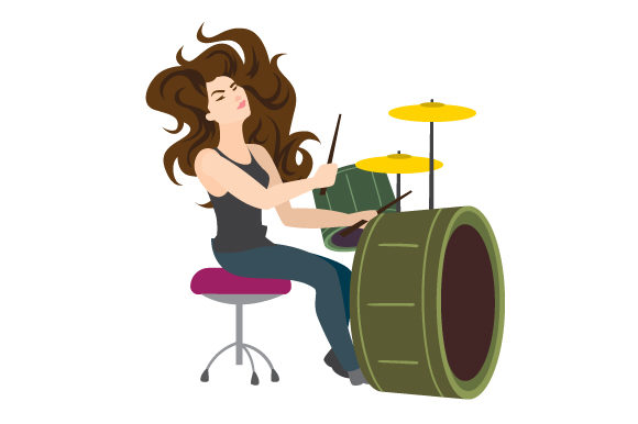Drummer Music Craft Cut File By Creative Fabrica Crafts