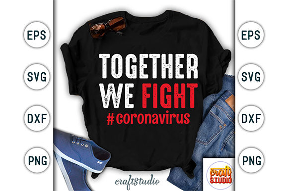 Corona Virus Awareness Design Graphic T-shirt Designs By CraftStudio