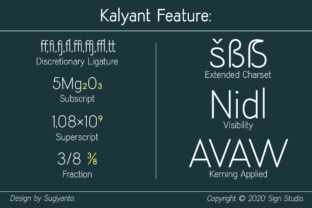 Kalyant Sans Serif Font By Sign Studios 3
