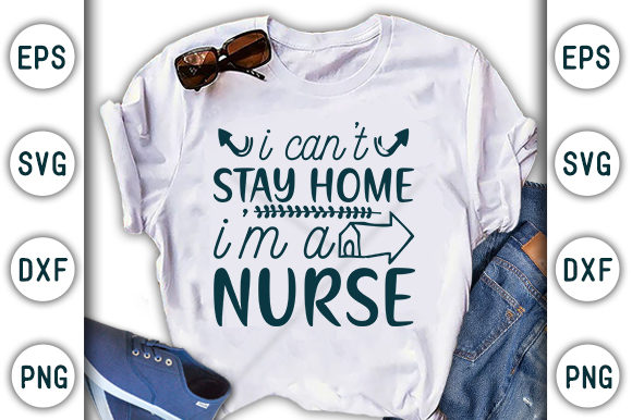 Stay Home Design Graphic T-shirt Designs By CraftStudio