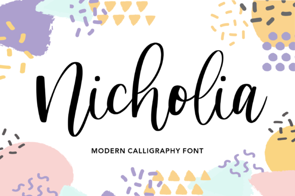 Nicholia Script & Handwritten Font By Balpirick