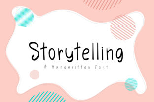 Storytelling Script & Handwritten Font By Wanida Toffy 1