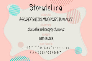 Storytelling Script & Handwritten Font By Wanida Toffy 3