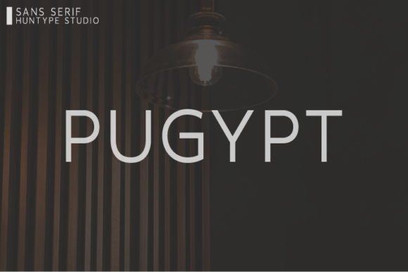 Pugypt Sans Serif Font By Huntype