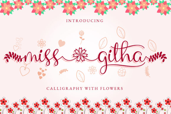 Miss Githa Script & Handwritten Font By airotype