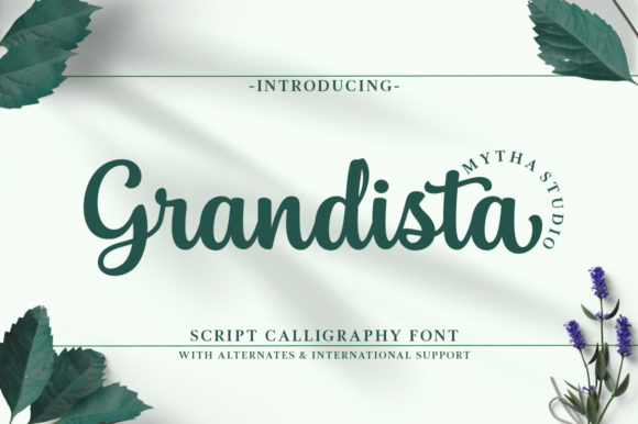 Grandista Script & Handwritten Font By Mytha Studio
