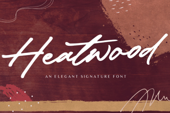 Heatwood Script & Handwritten Font By Balpirick