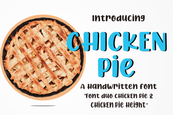 Chicken Pie Sans Serif Font By Manjalistudio