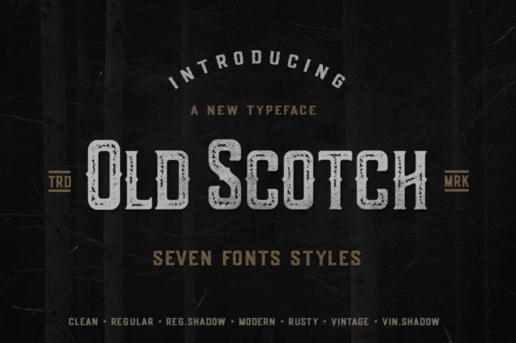 Old Scotch Display Font By Wandery Supply