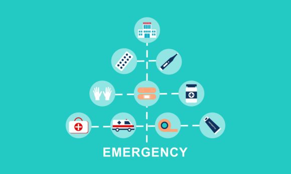 Emergency Word Concept Background Logo Grafik Logos Von 2qnah