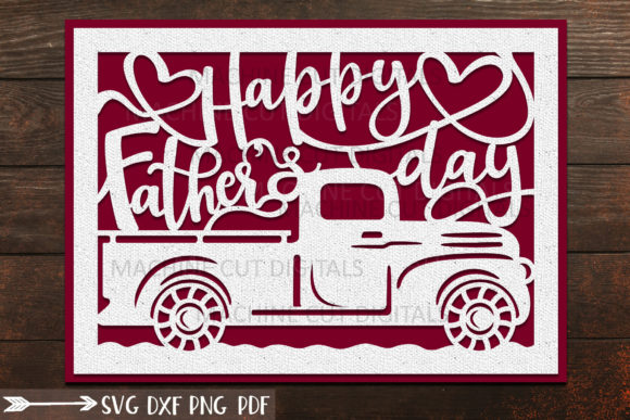 Happy Father's Day Card   Grafika Rękodzieła Przez Cornelia