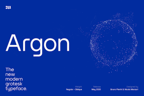 Argon Sans Serif Font By unio.creativesolutions
