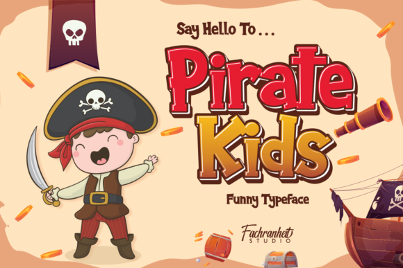 Pirate Kids Display Font By fachranheit