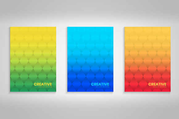 Minimal Gradient Cover Background Set Graphic Backgrounds By medelwardi