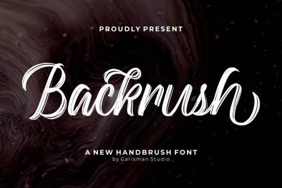 Backrush Script & Handwritten Font By Garisman Studio