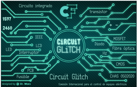 Circuit Glitch Fuentes Display Fuente Por Galeria Martinez Luna