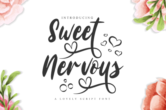 Sweet Nervous Script & Handwritten Font By fanastudio