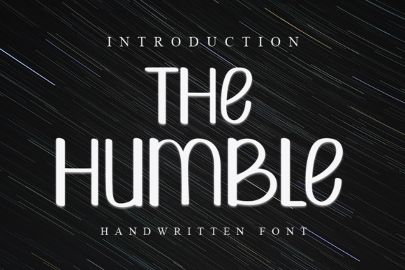 The Humble Script & Handwritten Font By ONE DESIGN