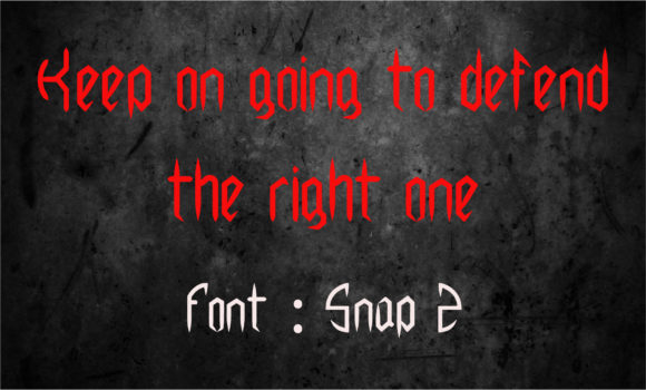 Snap Z Display Font By ras