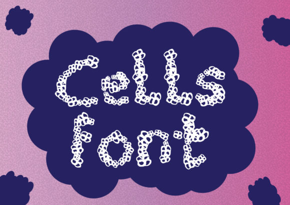 Cells Display Font By GraphicsBam Fonts