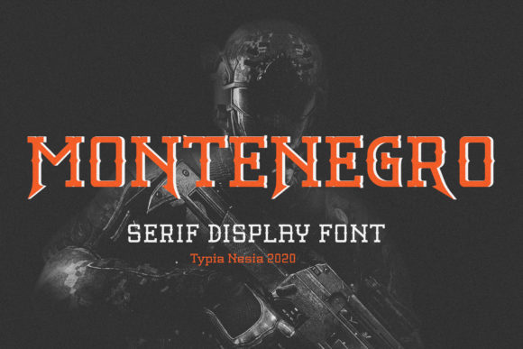 Montenegro Display Font By Typia Nesia