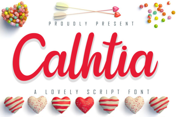 Calhtia Script & Handwritten Font By Skiiller Studio