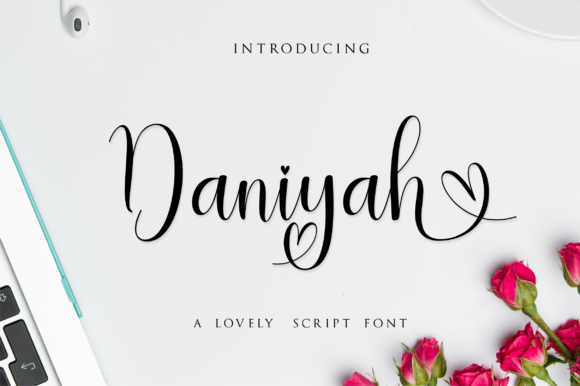 Daniyah Script & Handwritten Font By fanastudio