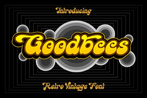 Goodbees Display Font By ZetDesign