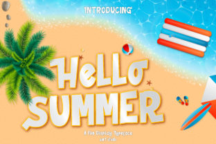 Hello Summer Display Font By sartstudio 1