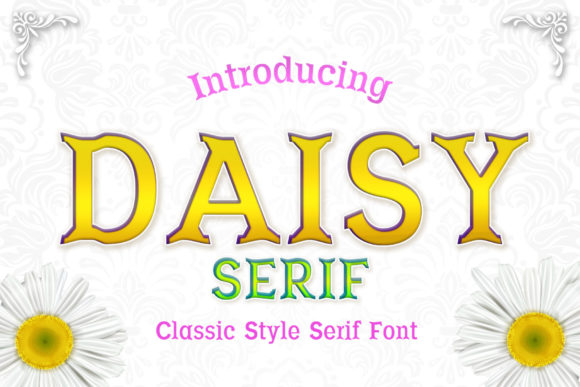 Daisy Serif Font By numnim