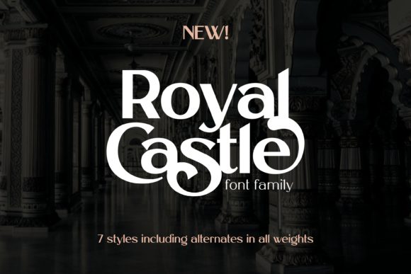 Royal Castle Sans Serif Font By Lone Army