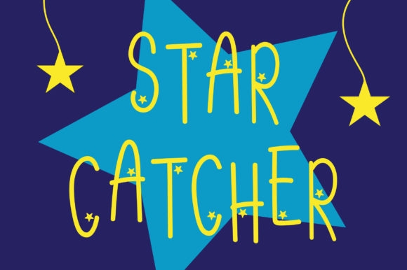 Star Catcher Display Font By PearlyDaisy