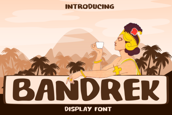 Bandrek Display Font By Deedeetype