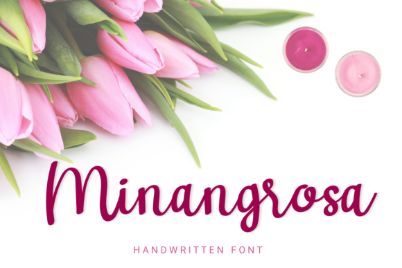 Minangrosa Script & Handwritten Font By Planetz studio